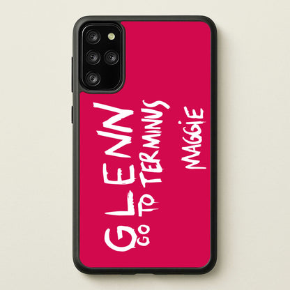 Message For Glenn - TWD  - The Walking Dead Phone Case for Galaxy S20 Plus