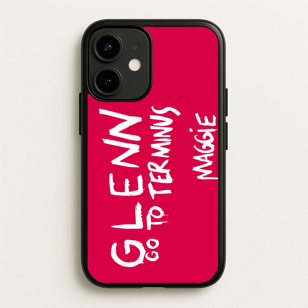 Message For Glenn - TWD  - The Walking Dead Phone Case for iPhone 12 Mini
