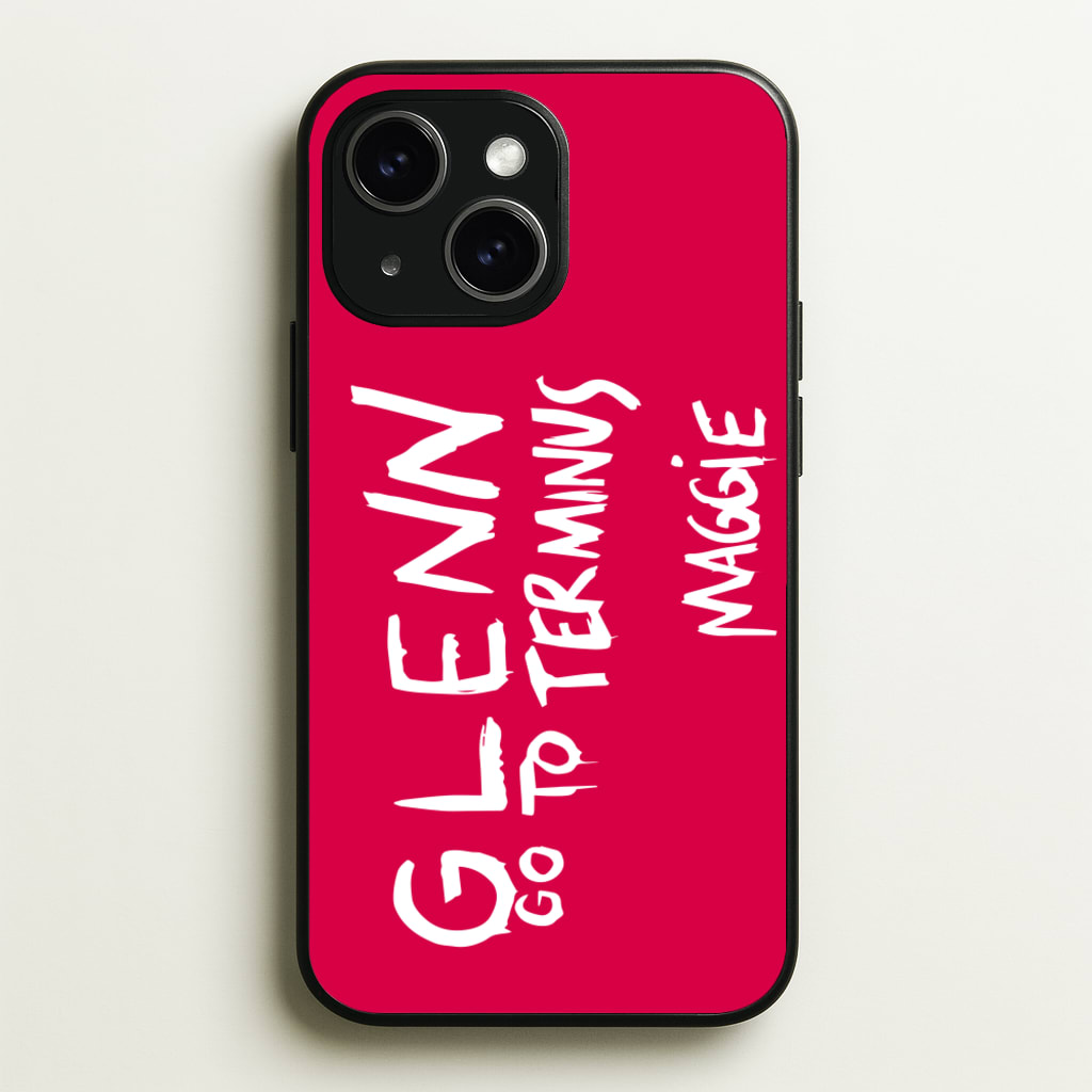 Message For Glenn - TWD  - The Walking Dead Phone Case for iPhone 14 Plus