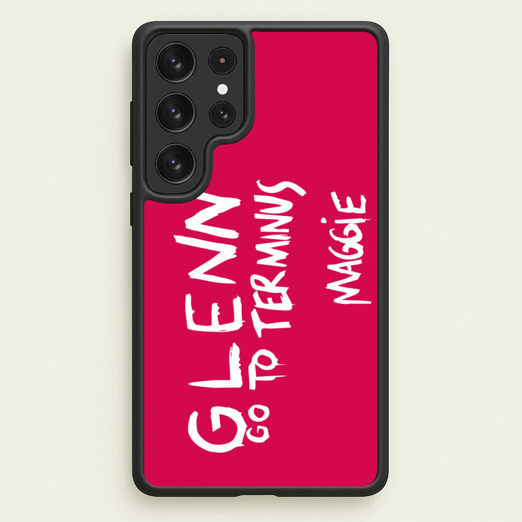 Message For Glenn - TWD  - The Walking Dead Phone Case for Galaxy S22 Ultra