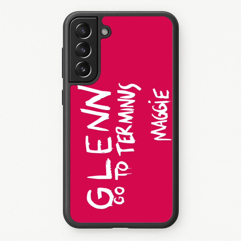 Message For Glenn - TWD  - The Walking Dead Phone Case for Galaxy S21