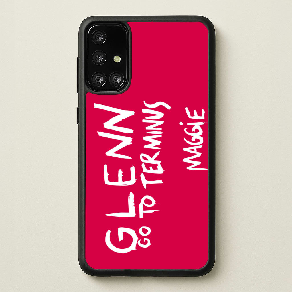 Message For Glenn - TWD  - The Walking Dead Phone Case for Galaxy A71
