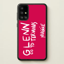 Message For Glenn - TWD  - The Walking Dead Phone Case for Galaxy A71