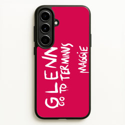 Message For Glenn - TWD  - The Walking Dead Phone Case for Galaxy A56