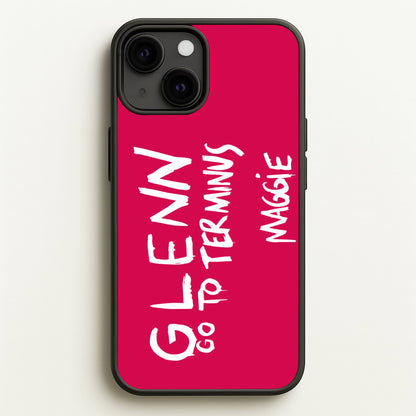 Message For Glenn - TWD  - The Walking Dead Phone Case for iPhone 13 Mini