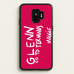 Message For Glenn - TWD  - The Walking Dead Phone Case for Galaxy S9
