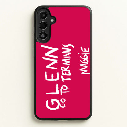 Message For Glenn - TWD  - The Walking Dead Phone Case for Galaxy A36