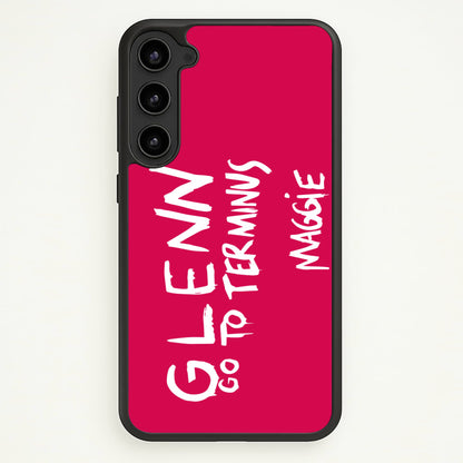 Message For Glenn - TWD  - The Walking Dead Phone Case for Galaxy S23 Plus