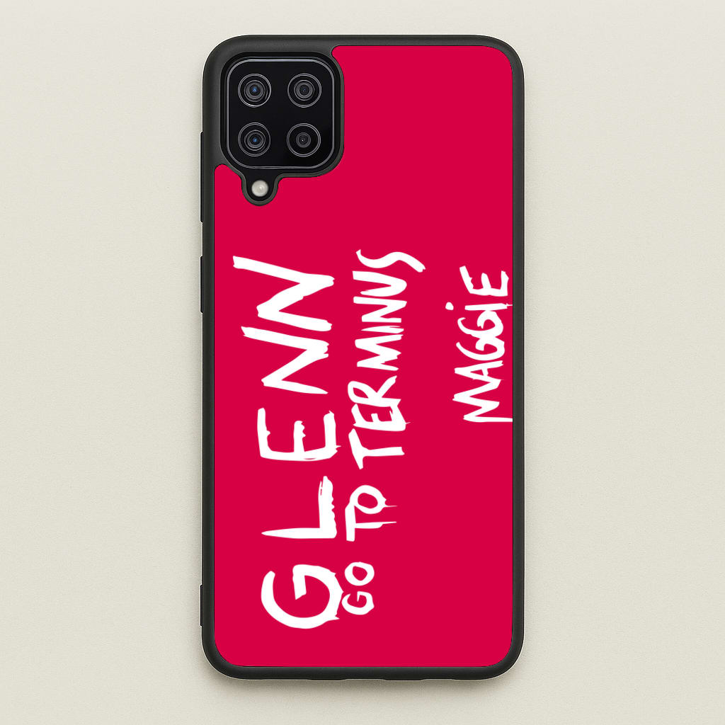Message For Glenn - TWD  - The Walking Dead Phone Case for Galaxy A12