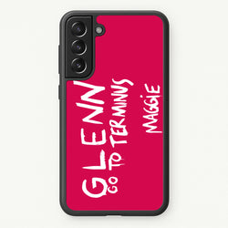 Message For Glenn - TWD  - The Walking Dead Phone Case for Galaxy S21FE