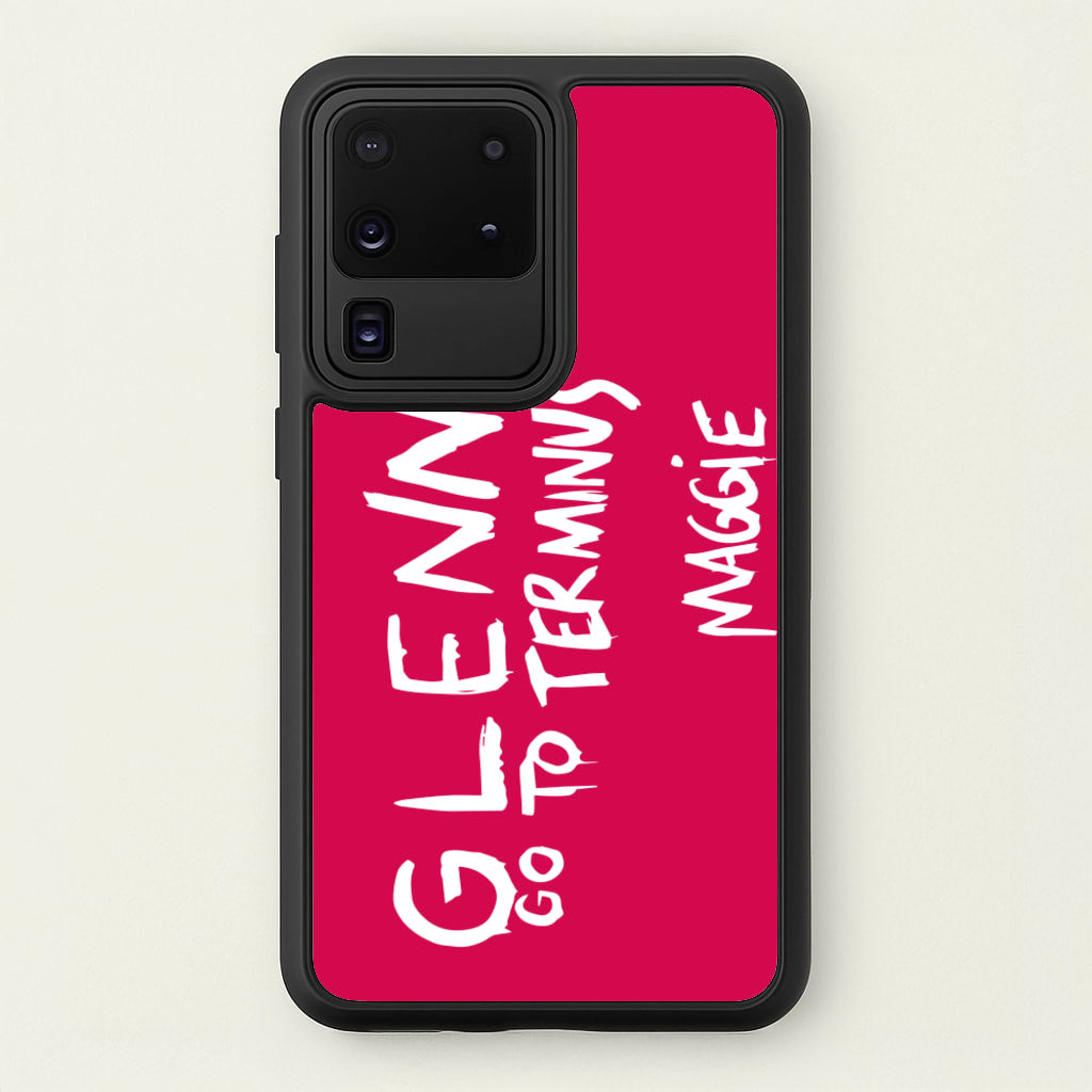 Message For Glenn - TWD  - The Walking Dead Phone Case for Galaxy S20 Ultra