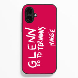 Message For Glenn - TWD Phone Case