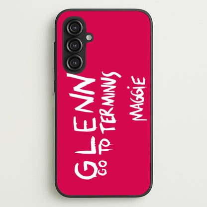 Message For Glenn - TWD  - The Walking Dead Phone Case for Galaxy S23FE