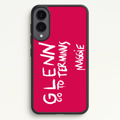 Message For Glenn - TWD  - The Walking Dead Phone Case for Galaxy S25 Edge