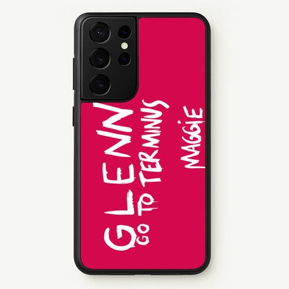 Message For Glenn - TWD  - The Walking Dead Phone Case for Galaxy S21 Ultra