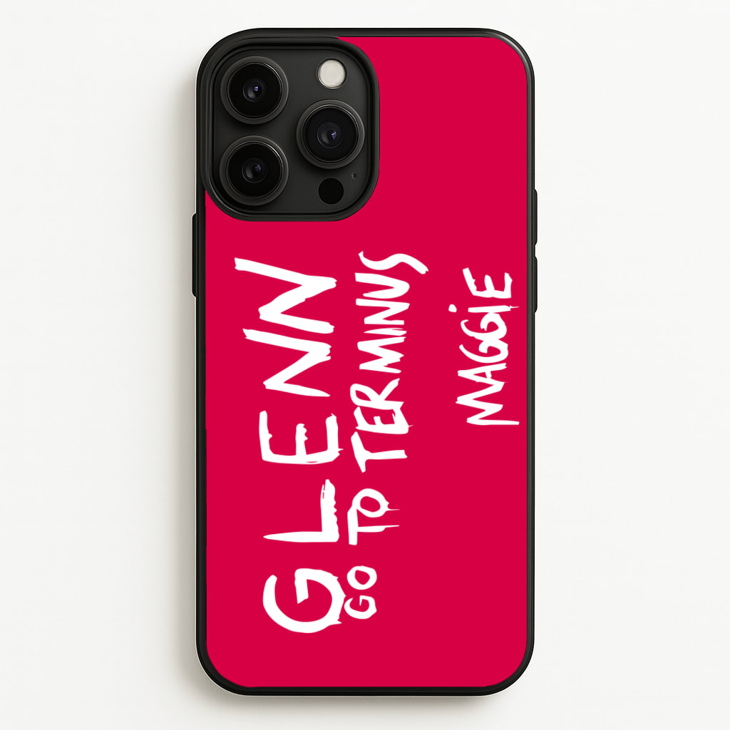 Message For Glenn - TWD  - The Walking Dead Phone Case for iPhone 13 Pro Max