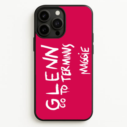 Message For Glenn - TWD  - The Walking Dead Phone Case for iPhone 13 Pro Max