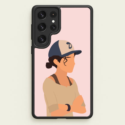 Clementine Faceless - TWD  - The Walking Dead Phone Case for Galaxy S22 Ultra