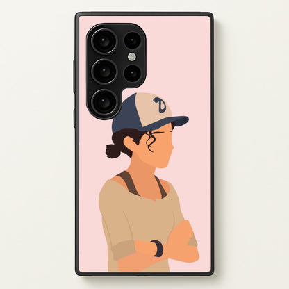 Clementine Faceless - TWD  - The Walking Dead Phone Case for Galaxy S24 Ultra
