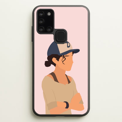 Clementine Faceless - TWD  - The Walking Dead Phone Case for Galaxy A21s