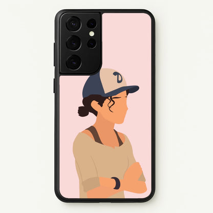 Clementine Faceless - TWD  - The Walking Dead Phone Case for Galaxy S21 Ultra