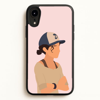 Clementine Faceless - TWD  - The Walking Dead Phone Case for iPhone XR