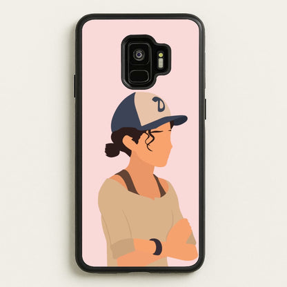 Clementine Faceless - TWD  - The Walking Dead Phone Case for Galaxy S9
