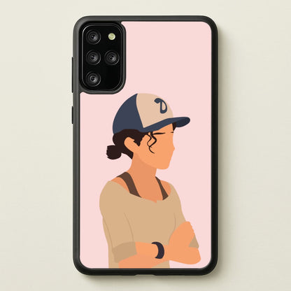 Clementine Faceless - TWD  - The Walking Dead Phone Case for Galaxy S20 Plus