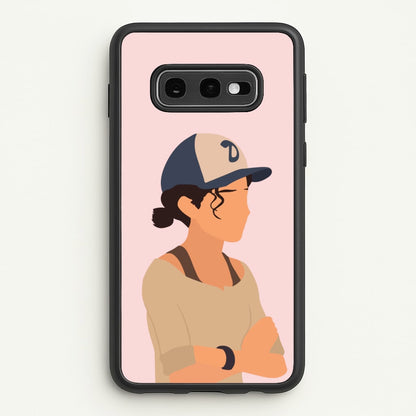 Clementine Faceless - TWD  - The Walking Dead Phone Case for Galaxy S10e
