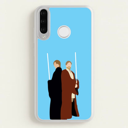 Skywalker and Kenobi  - Star Wars Phone Case for Huawei P30 Lite