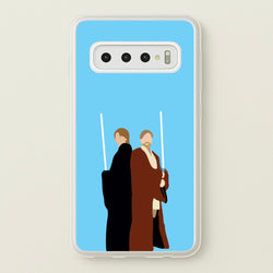 Skywalker and Kenobi  - Star Wars Phone Case for Galaxy S10 Plus