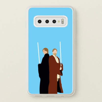 Skywalker and Kenobi  - Star Wars Phone Case for Galaxy S10 Plus