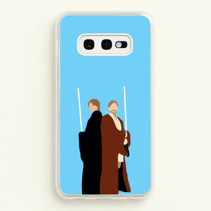 Skywalker and Kenobi  - Star Wars Phone Case for Galaxy S10e