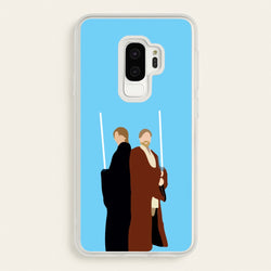 Skywalker and Kenobi  - Star Wars Phone Case for Galaxy S9 Plus