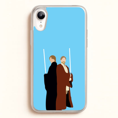 Skywalker and Kenobi  - Star Wars Phone Case for iPhone XR