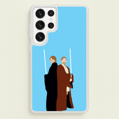 Skywalker and Kenobi  - Star Wars Phone Case for Galaxy S22 Ultra