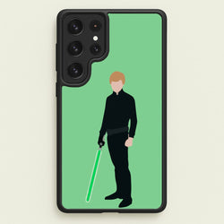 Skywalker Green Lightsaber  - Star Wars Phone Case for Galaxy S22 Ultra