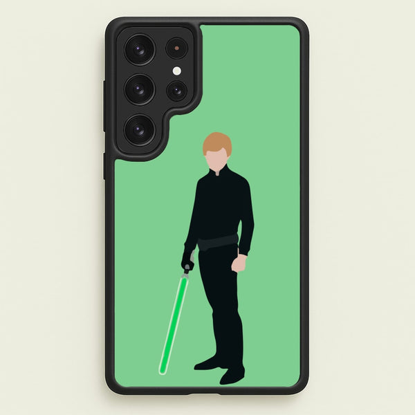 Skywalker Green Lightsaber  - Star Wars Phone Case for Galaxy S22 Ultra
