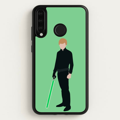 Skywalker Green Lightsaber  - Star Wars Phone Case for Huawei P30 Lite
