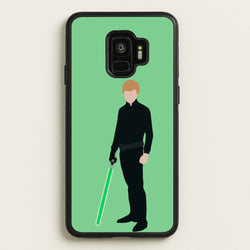 Skywalker Green Lightsaber  - Star Wars Phone Case for Galaxy S9