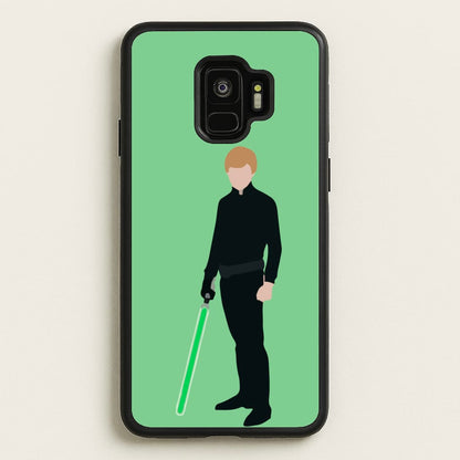 Skywalker Green Lightsaber  - Star Wars Phone Case for Galaxy S9