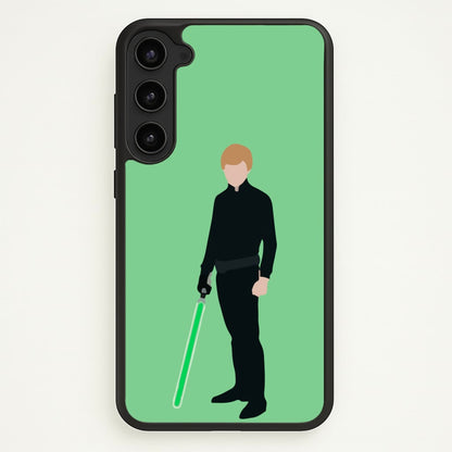 Skywalker Green Lightsaber  - Star Wars Phone Case for Galaxy S23 Plus