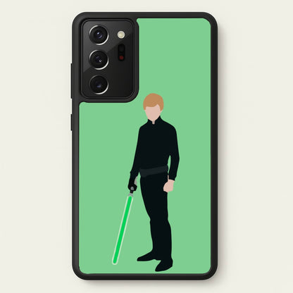 Skywalker Green Lightsaber  - Star Wars Phone Case for Galaxy Note 20 Ultra
