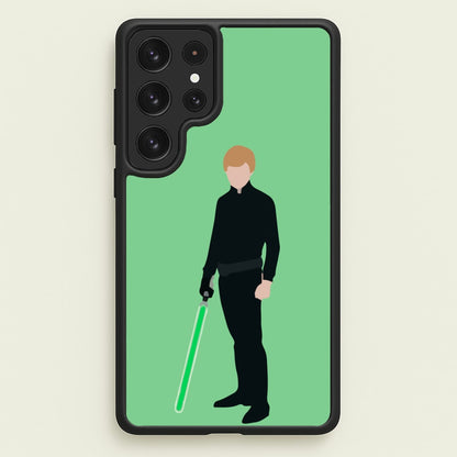 Skywalker Green Lightsaber  - Star Wars Phone Case for Galaxy S23 Ultra