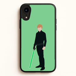 Skywalker Green Lightsaber  - Star Wars Phone Case for iPhone XR