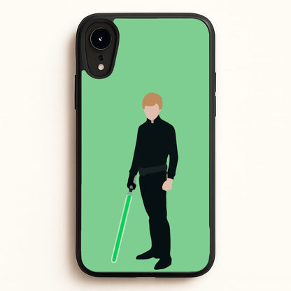 Skywalker Green Lightsaber  - Star Wars Phone Case for iPhone XR