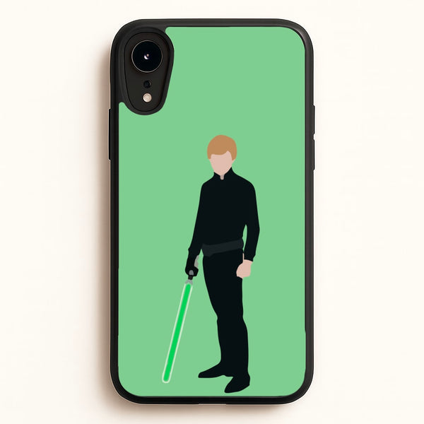 Skywalker Green Lightsaber  - Star Wars Phone Case for iPhone XR