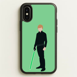 Skywalker Green Lightsaber  - Star Wars Phone Case for iPhone X / XS