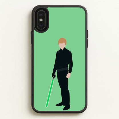 Skywalker Green Lightsaber  - Star Wars Phone Case for iPhone XS Max