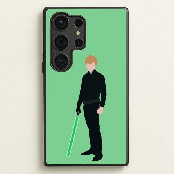 Skywalker Green Lightsaber  - Star Wars Phone Case for Galaxy S25 Ultra